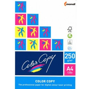 Papier satynowy Color Copy Mondi, format A4 250g, 125 ark.